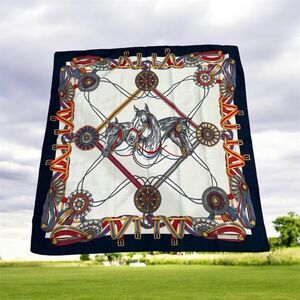 Marco Corsari Scarf 24" Polyester Horses